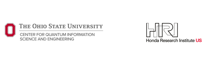 Logos for the Center for Quantum Information Science and Engineering and for the Honda Research Institute